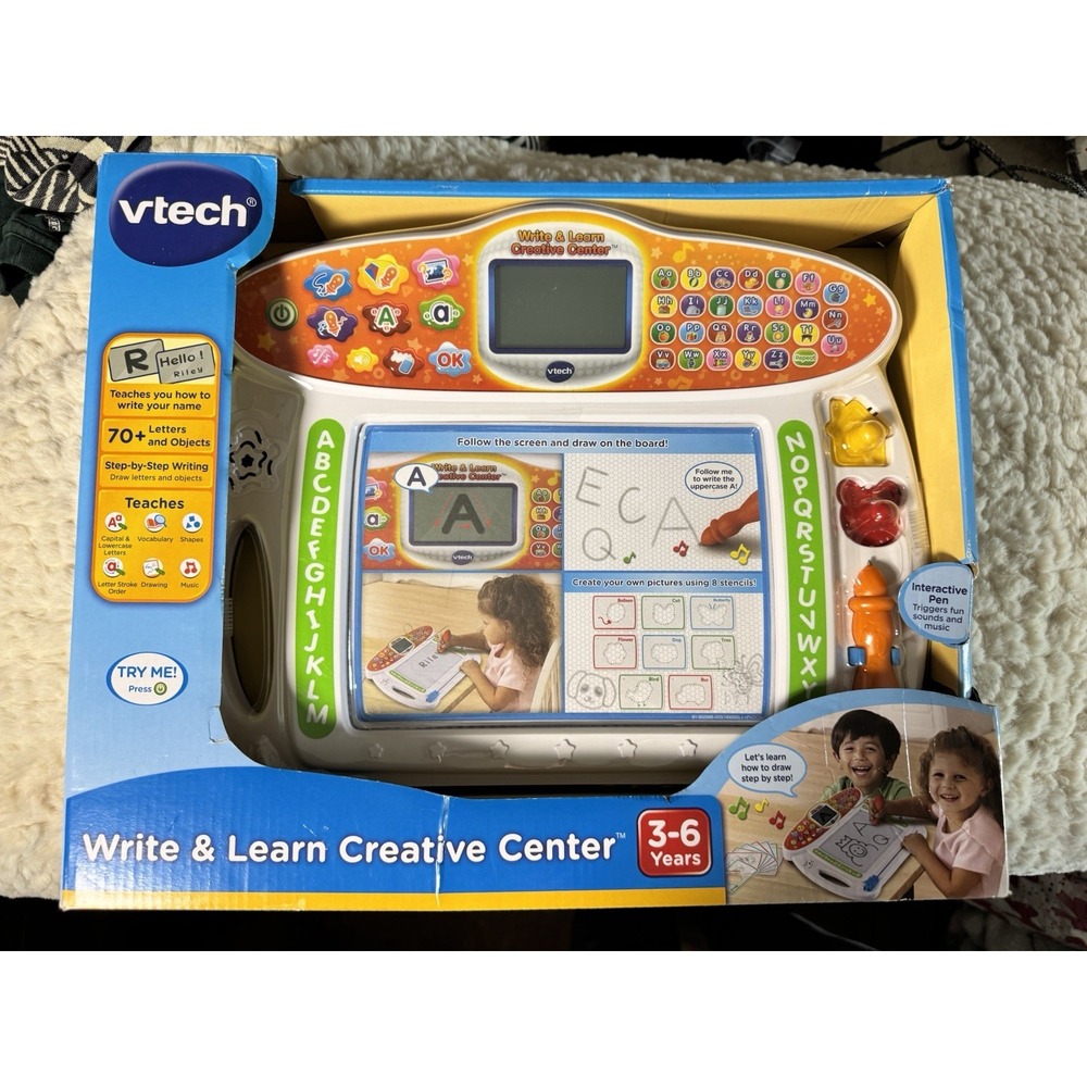 VTech Write and Learn Creative Center Writing Tablet Pen Toy Preschool NIB